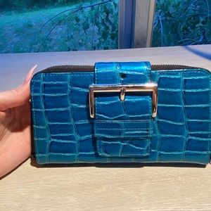Fashion Express Teal Wallet